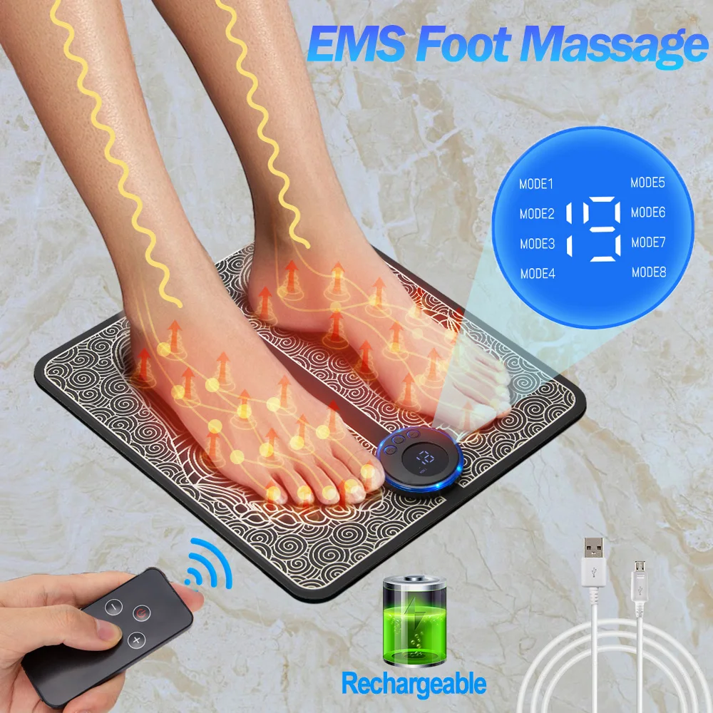 Ems Foot Massager - 전기 EMS 발 마사지 패드, TENS