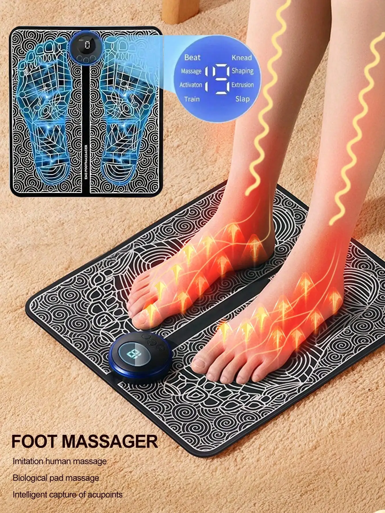 Ems Foot Massager - 2026 EMS 마사지기 키트, 발 마사지