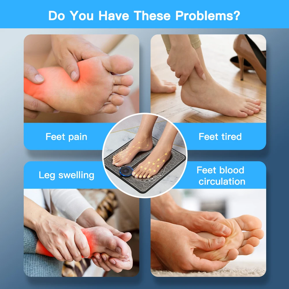 전기 EMS 발 마사지 패드, TENS 발 마사지, 근 - Ems Foot Massager 리뷰 및 가격