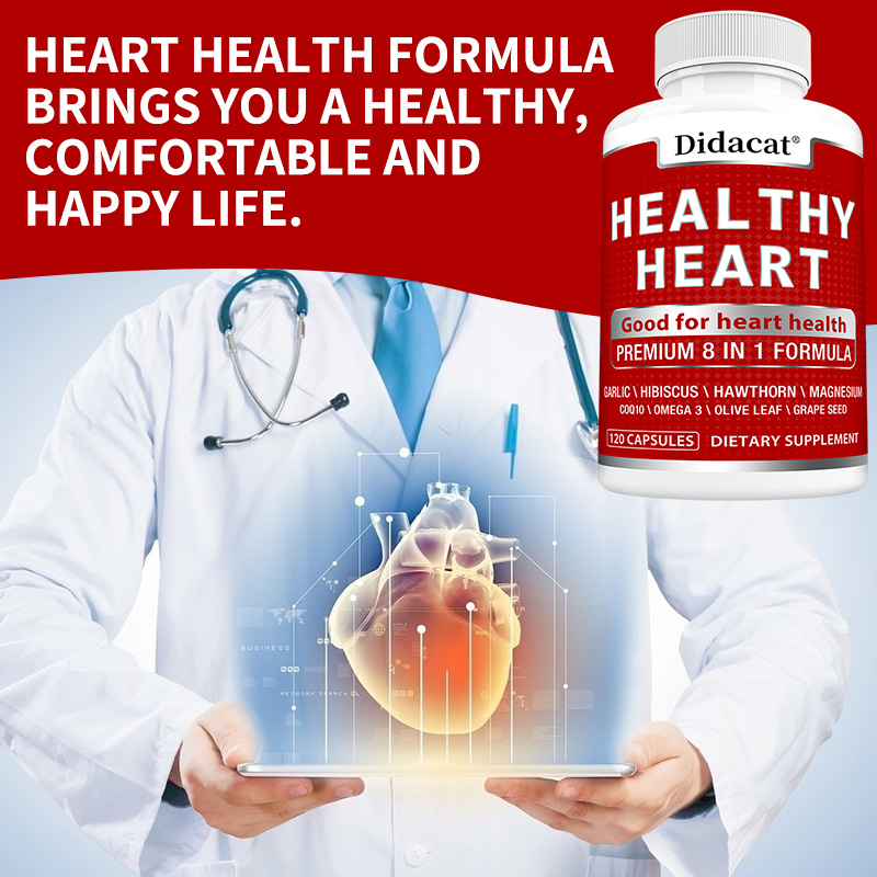 코큐텐, 오메가-3, 마늘, 올리브잎 등이 함유된 심장 - Health Wellness Energy 리뷰 및 가격