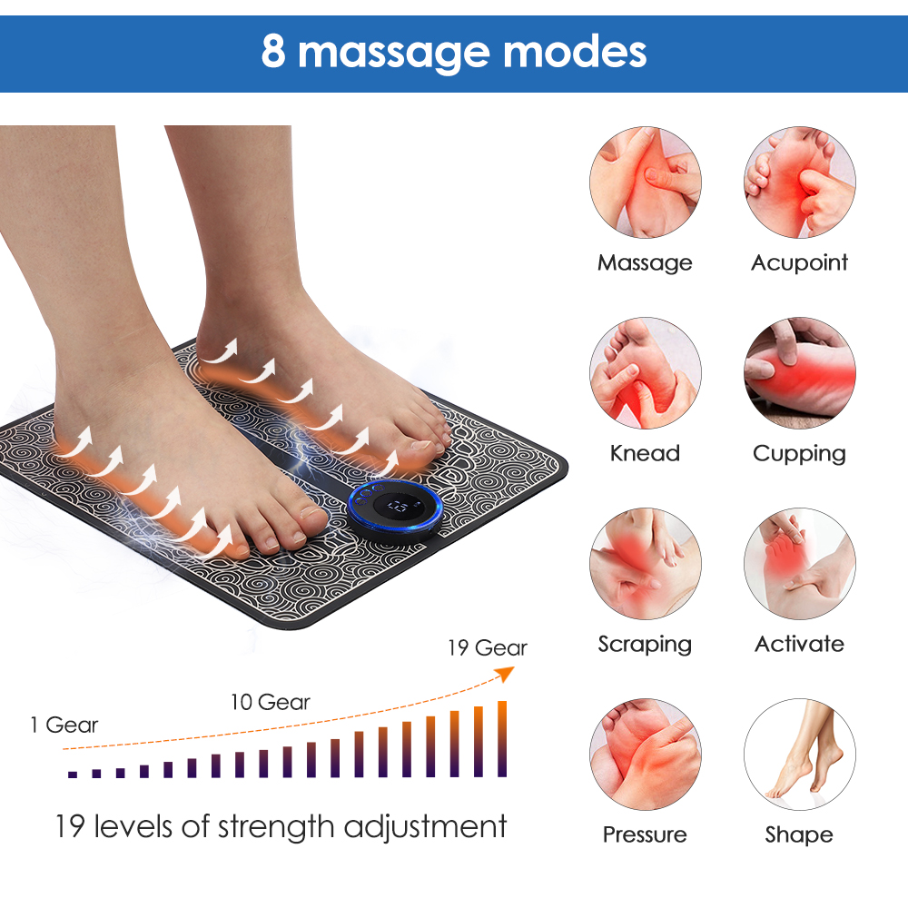 EMS 발 마사지 패드, 미니 목 마사지 패치, 펄스  - Ems Foot Massager 리뷰 및 가격