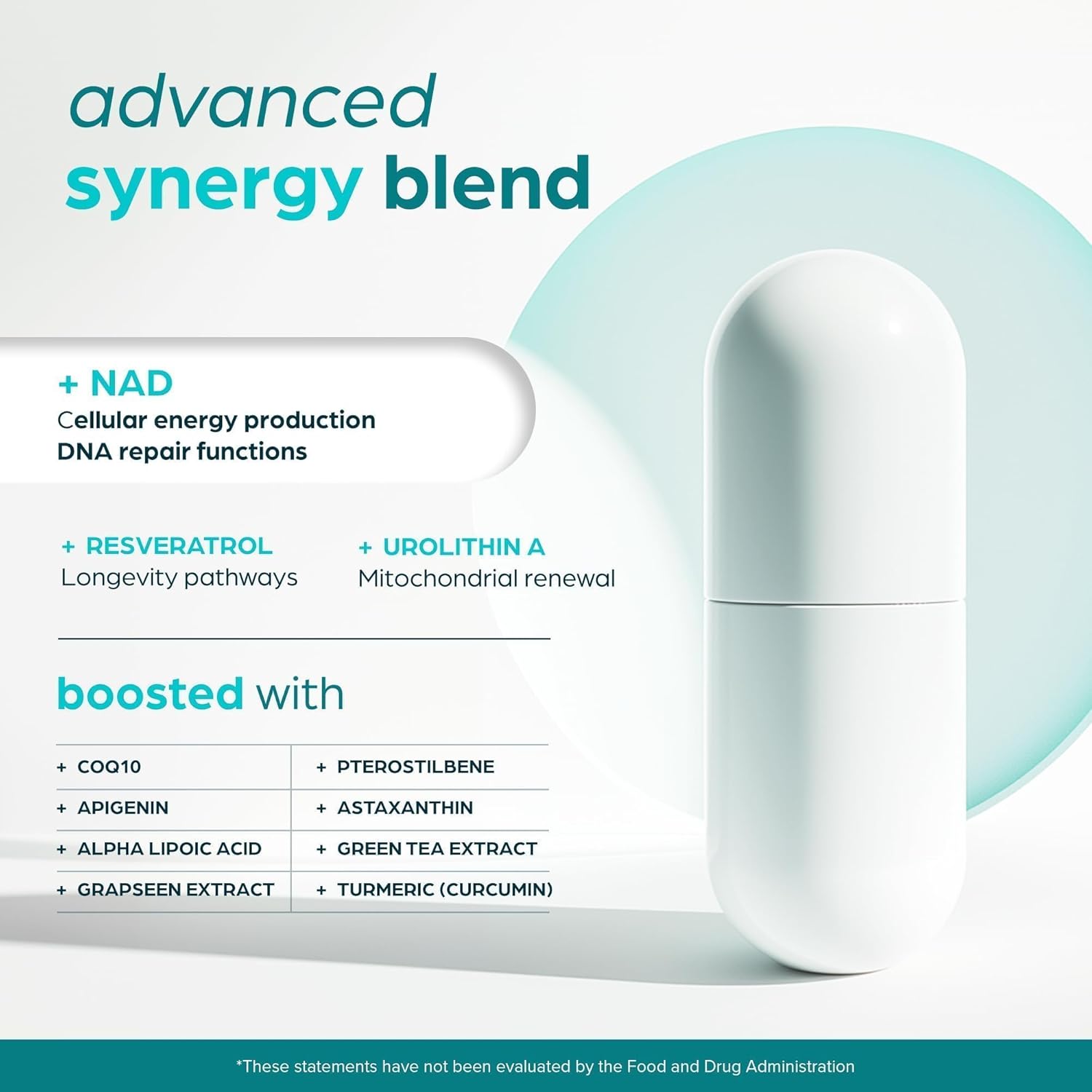 NAD 플러스 보충제 - 자연 에너지, 세포 건강, 노 - Health Wellness Energy 리뷰 및 가격
