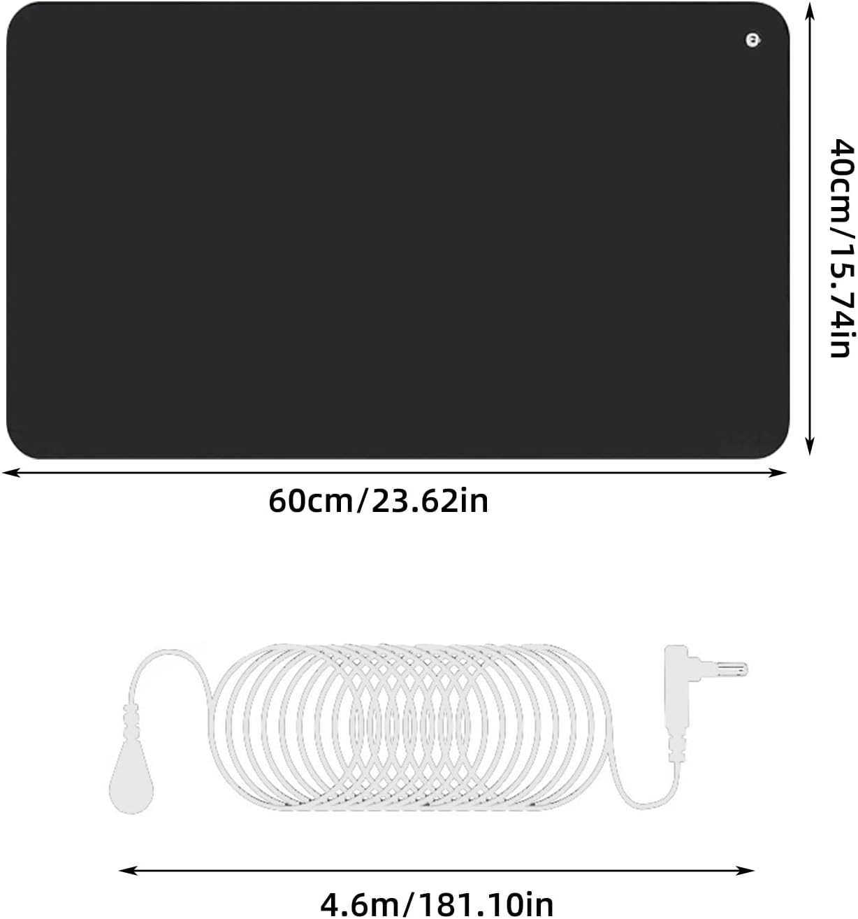 수면 에너지를 위한 접지 코드가 있는 40X60CM 접 - Health Wellness Energy 리뷰 및 가격