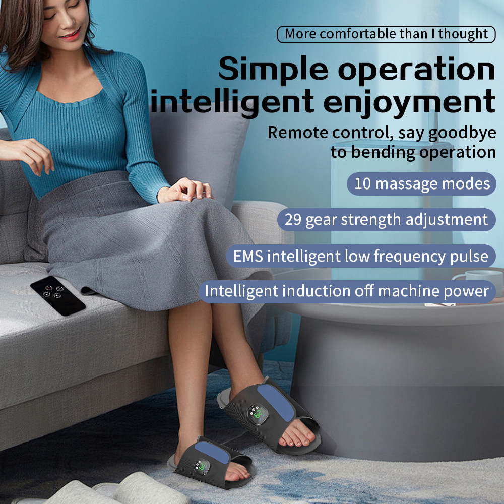 Ems 패드 근육 자극 마사지 전기 발 마사지 신발 발 - Ems Foot Massager 리뷰 및 가격